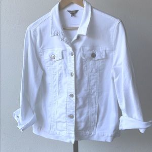 White denim jacket